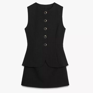 Zara Black Sleeveless Dress